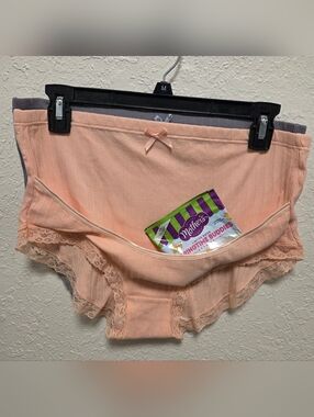 Snatch Snack Panties Lace-Trim High-Waist Panty 2 Pairs
